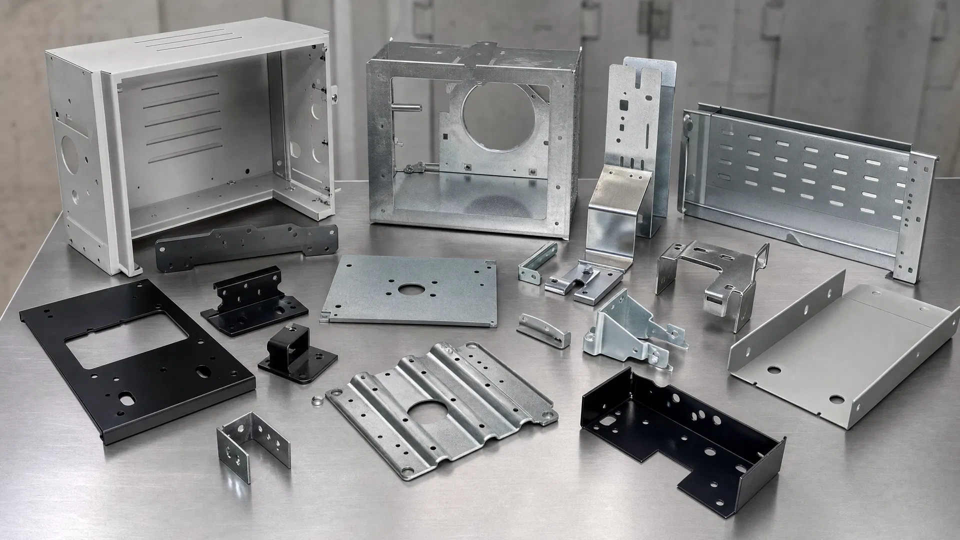 Stamped metal components for energy and power generation equipment